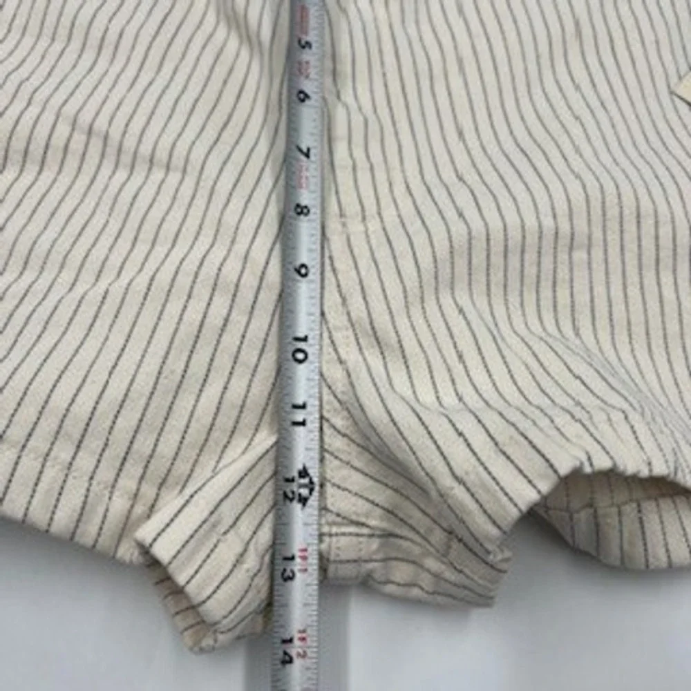 Universal Thread sailor shorts classic‎ cream and navy pinstripe patter size 16